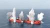 Ship catches fire off Yemen coast after projectile strike: British military
