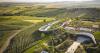Hungarian winery appears to float above historic vineyards