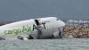 Cargo plane skids off runway into sea in Hong Kong; 2 killed