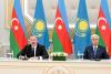 Presidents of Azerbaijan and Kazakhstan delivered press statements -