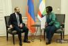 Secretary-General Louise Mushikivabo expressed her support for the peace agenda and for programs implemented with Armenia’s active involvement in the OIF