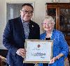 Bee Bloeser Honored for Her ‘Lifetime of Service, Dedication’