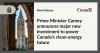 Prime Minister Carney announces major new investment to power Canada’s clean-energy future