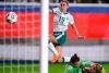 Abbie Larkin hails ‘best night of my life’ after late strike earns Ireland dramatic play-off victory over Belgium