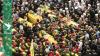 Hundreds in south Lebanon mourn Hezbollah members killed