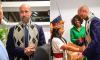 Wills gets down to business in Brazil: Prince warns of 'nature crisis' facing the world at anti-wildlife trade summit - after being gifted elegant scarf by Amazon tribe and touring Rio