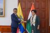 MoS Margherita meets Foreign Minister of Ecuador, discusses strengthening bilateral ties