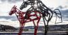 Controversial new horse sculpture on Prague rooftop sparks public debate