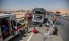 At least two dead and dozens injured as coach carrying tourists crashes into truck in Egyptian beach resort