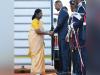 ‘Special gesture reflecting depth of friendship’: President Murmu received by Botswana President Boko upon arrival