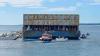 Grounded Trailer Bridge Barge Looted Off Bahamas Following Mechanical Failure