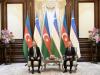 President of Azerbaijan Ilham Aliyev held one-on-one meeting with President of Uzbekistan ...