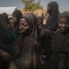Fulani refugee women wearing the veil imposed by the JNIM queue in Fassala, Mauritania on November 5, 2025