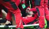 Premier League ace, 24, is reduced to tears as he is taken off in a stretcher during England's win over Albania