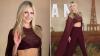 'Landman' actress stuns in burgundy bralette after trading Hollywood for Idaho life