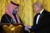 Trump treats Saudi crown prince to lavish White House dinner after defending his alleged involvement in killing of Khashoggi