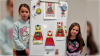 Children from a Bulgarian school in Norwich made 3D folk costumes and learned about embroidery