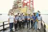 Engineering students tour powership