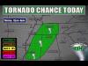 Tornado Risk Today Across Central Tennessee, Alabama, and Mississippi as Storm System Develops