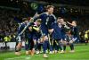 Earth-shattering win: Scotland's World Cup victory over Denmark registered on richter scale