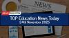 Education News Today in English November 24th 2025: India-Australia MoU, Workshop on 'Tribal Education' and More