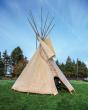 Hockinson man teaches elementary students Native American lifestyle in teepee he created