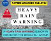 Fiji group put back on heavy rain warning