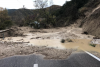 Heavy Rains Trigger Landslides, Block Key Road in Southern Albania