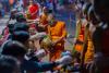 Lifestyle Associated Press Photos of Buddhist monks in Laos praying in region littered with unexploded bombs