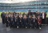 ‘We weren’t just spectators - we were part of the spectacle’ Pupils wave England and Argentina players onto Twickenham pitch