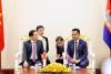 Cambodian and Vietnamese Leaders Hold a Working Discussion 