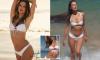 Victoria's Secret vet Alessandra Ambrosio, 44, looks like a Bond girl as she models a bikini in Brazil