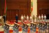 Acting President Senior General Min Aung Hlaing welcomes Belarus President with guard of honor, holds bilateral talks in in Nay Pyi Taw