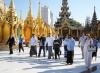Belarusian delegation visits Shwedagon Pagoda, Bogyoke Market