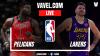 New Orleans Pelicans vs Los Angeles Lakers LIVE Score Updates in NBA Game
