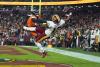 Former Arkansas Razorback WR Burks makes highlight grab for Commanders