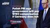 Polish PM says government will pay WW2 compensation if Germany does not