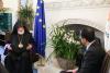Armenian Patriarch Aram in Cyprus visit