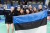 Estonian women's badminton team one game away from Euro championships final