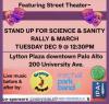 Tuesday 12/9: Rise Up for Science Rally & March