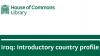 Iraq: Introductory Country Profile from UK Parliament