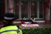 Anti-Israel activists vandalize UK justice ministry with red paint