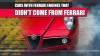 10 Cars With Ferrari Engines That Didn't Come From Ferrari