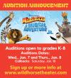 Auditions for Madagascar: A Musical Adventure, Jr. held January 7 and 8 at the BAC