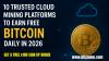 10 Trusted Cloud Mining Platforms to Earn Free Bitcoin Daily in 2026