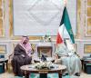Kuwait Amir receives Saudi Minister of State, Cabinet member