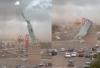 Brazilian 'Statue of Liberty' topples over in a storm