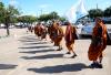 Peace-walking monks enter Alabama, greeted by communities along route