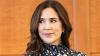 Queen Mary of Denmark's hair looks lighter than ever as she poses in silky leopard print skirt