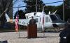 Historic Huey helicopter takes final post as static display at Air Force base in Tokyo